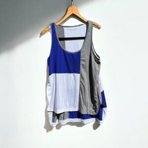 🌻Derek Lam 10C  x Athleta Color-Block Scoop Neck Tank Top Women's Size XS